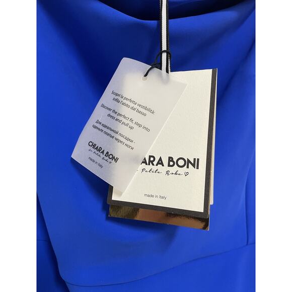 Chiara Boni La Petite Robe Melania Off The Shoulder Cut Out Dress 46 IT/ 10 US - Picture 6 of 7